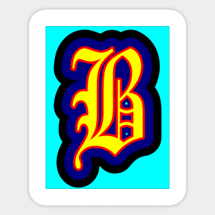 letter B Sticker